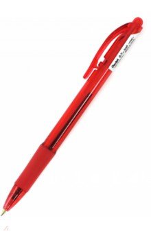 Ручка шариковая автоматическая красная (BK417-B)