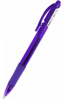 Ручка шариковая автоматическая фиолетовая (BK417-V)