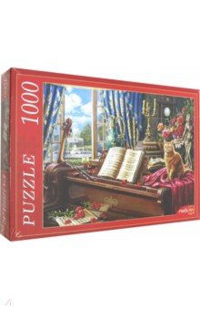 Puzzle-1000 "РОЯЛЬ И КОТ" (Х1000-0518)