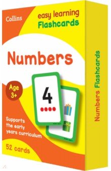 Numbers Flashcards Ages 3-5 (52 cards)