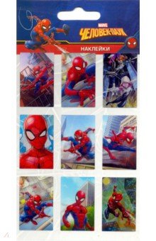 Набор 3D наклеек "Человек-Паук"