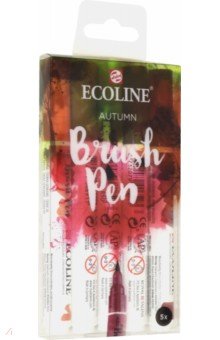 Набор маркеров "Ecoline" (5 штук, осенние цвета) (11509904)