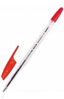 Ручка шариковая "Brauberg X-333" красная (142407)