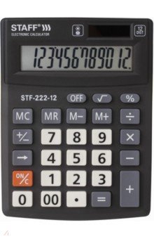 Калькулятор настольный (12 разрядов) (STF-222 (250420)