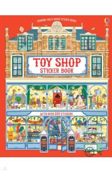 Dolls House Sticker Book. Toy Shop Sticker Book