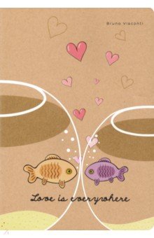 Тетрадь 40 листов "FISH LOVE" (7-40-088)