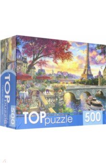 TOPpuzzle-500 "Париж на закате" (ХТП500-6825)