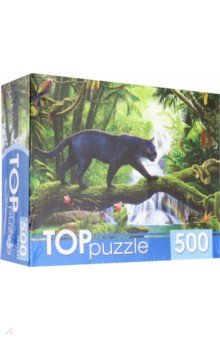 TOPpuzzle-500 "Черная пантера" (ХТП500-6816)