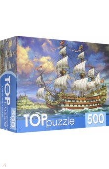 TOPpuzzle-500 "Парусник в море" (ХТП500-6831)