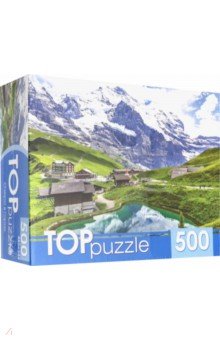 TOPpuzzle-500 "Озеро в горах" (КБТП500-6802)