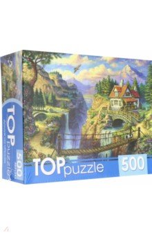 TOPpuzzle-500 "Домик на обрыве" (ХТП500-6823)