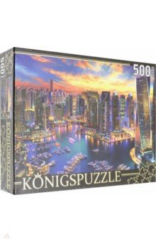 Puzzle-500 "Ночные огни Дубая" (ХК500-6318)