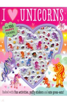 I Love Unicorns Puffy Sticker Activity Book