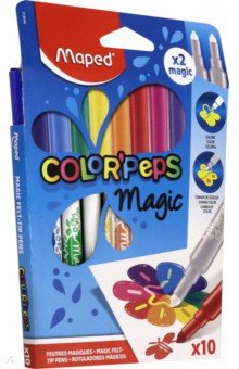 Фломастеры "ColorPeps Magic" (10 штук, 8 цветов) (844612)