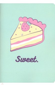 Тетрадь 48 листов "Sweet" бирюзовый (N1458)
