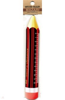 Линейка деревянная "Pencil" (12 см) (M-9729)