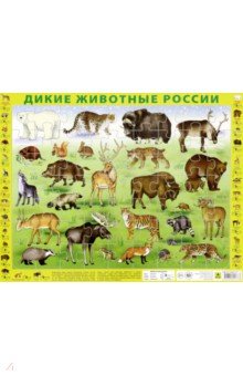 Детский пазл "Дикие животные России" (63 элемента)