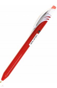 Ручка гелевая автоматическая "Energel" одноразовая, красная (BL437-B)