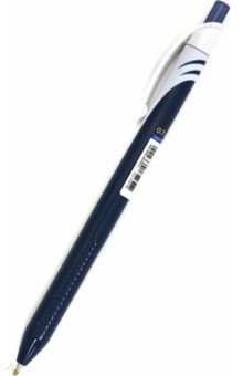 Ручка гелевая автоматическая "Energel" одноразовая, темно-синяя (BL437-C)