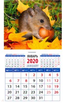 Календарь 2020 Символ года. Запасливый малыш (20040)