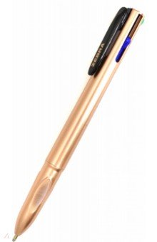 Ручка шариковая автоматическая "CLIP ON SLIM" (четырехцветная)