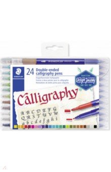 Фломастеры для письма и дизайна "Calligraphy Design Journey" (24 цвета) (3005TB24)