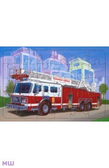 Пазл "Пожарная машина" (30 элементов) (П-3002)
