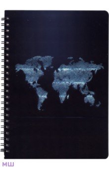 Записная книжка "Карта" (А5, 40 листов, клетка, пружина) (NB-A5 N-C)