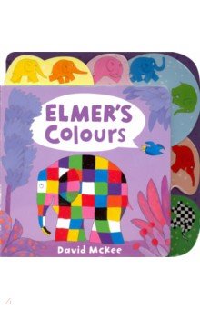 Elmers Colours: Tabbed Board Book
