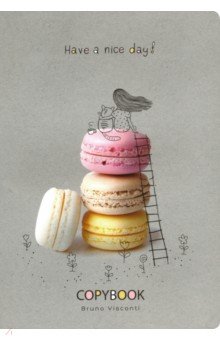 Тетрадь общая "Nice Days with Macarons" (А5, 40 листов, клетка) (7-40-001/56)