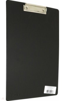 Папка-планшет А4, ПВХ черный прижим (4201-01)