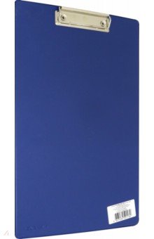 Папка-планшет А4 ПВХ синий прижим (4201-07)