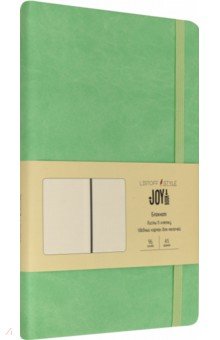 Блокнот "Joy Book. Аквамариновый" (96 листов, А5, клетка, твердый переплет, иск. кожа) (БДБК5963009)