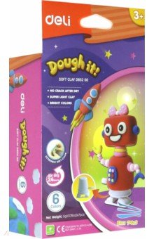 Набор для творчества "Dough it!" (игрушка-Робот+ масса для лепки) (ED85200)
