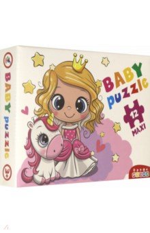 Baby Puzzle. Принцесса и единорог (3847)