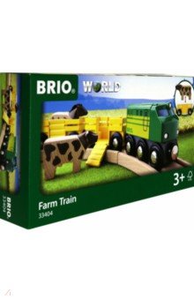 Игровой набор "Грузовой поезд с животными", 5 элементов (33404)