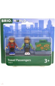 Набор из 2-х фигурок пассажиров и чемодана (33823)