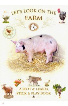 Lets Look On Farm (+ 30 reusable stickers)