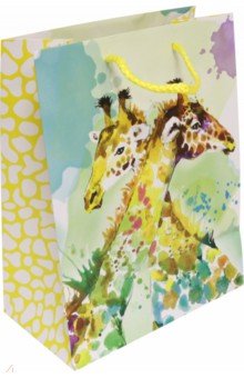 Пакет бумажный (17.8х22.9х9.8см) Жирафы (81251)
