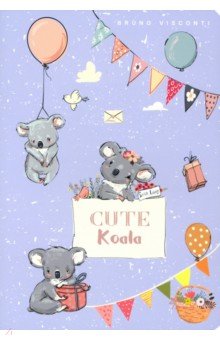 Тетрадь общая "Cute Koala" (40 листов, 147х210 мм, клетка) (7-40-001/85)