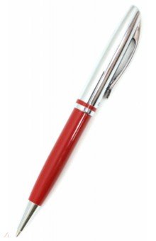 Ручка шариковая с поворотным механизмом "Jazz Classic" (красная, синие чернила) (PL58568)