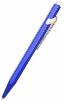 Ручка шариковая автоматическая "Office Popline Metal-X Blue Metallic M" (синяя) (849.640)