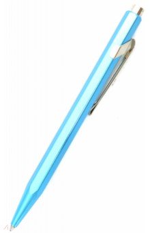 Ручка шариковая автоматическая "Office Popline Metal-X Turquoise Metallic M" (синяя) (849.671)