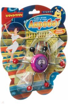 Игрушка сползает по стеклу «Акробат» смайл (ВВ4280)