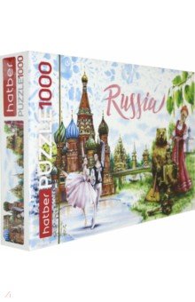 Hatber Puzzle-1000 "Вокруг света, Россия" (1000ПЗ2_22052)
