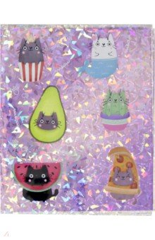 Обложки для тетради с рисунком "Коты" 3 штуки (51140)