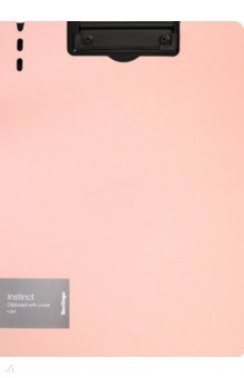 Папка-планшет с зажимом "Instinct", фламинго/черный (PPf_93201)