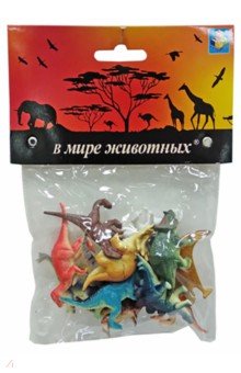 Игровой набор В мире животных. Динозавры (12 предметов)