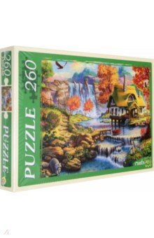 Puzzle-260 "Дом у большого водопада" (П260-1777)