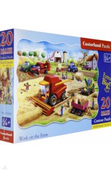 Puzzle-20 MAXI. Сельскохозяйственные работы ( С-02436-NEW)